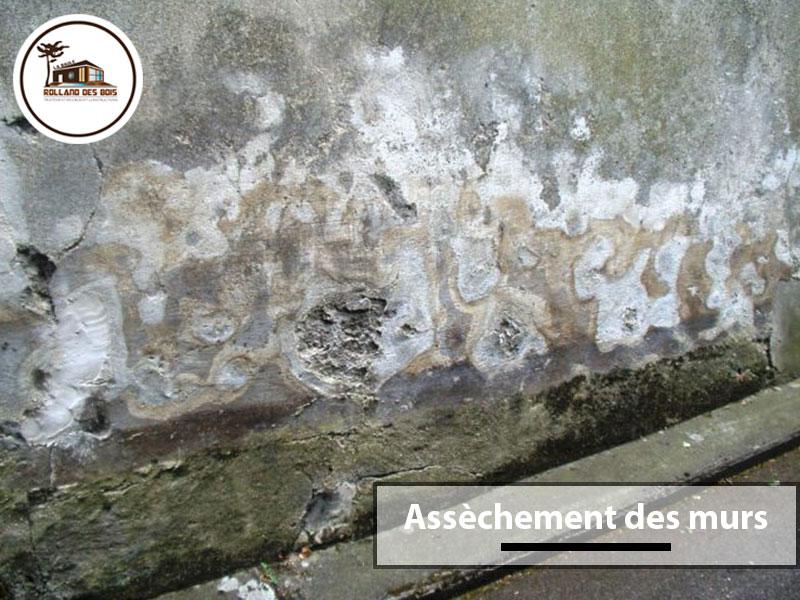 Travaux d’assèchement des murs à Vannes dans le Morbihan (56).
